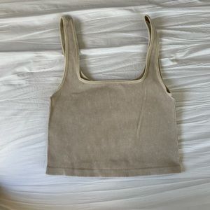 Cream tank top